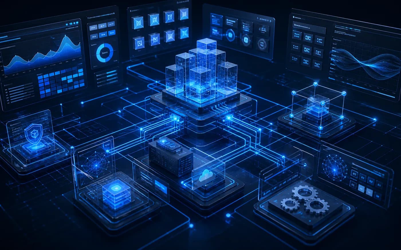 Sistema empresarial y panel operativo a medida